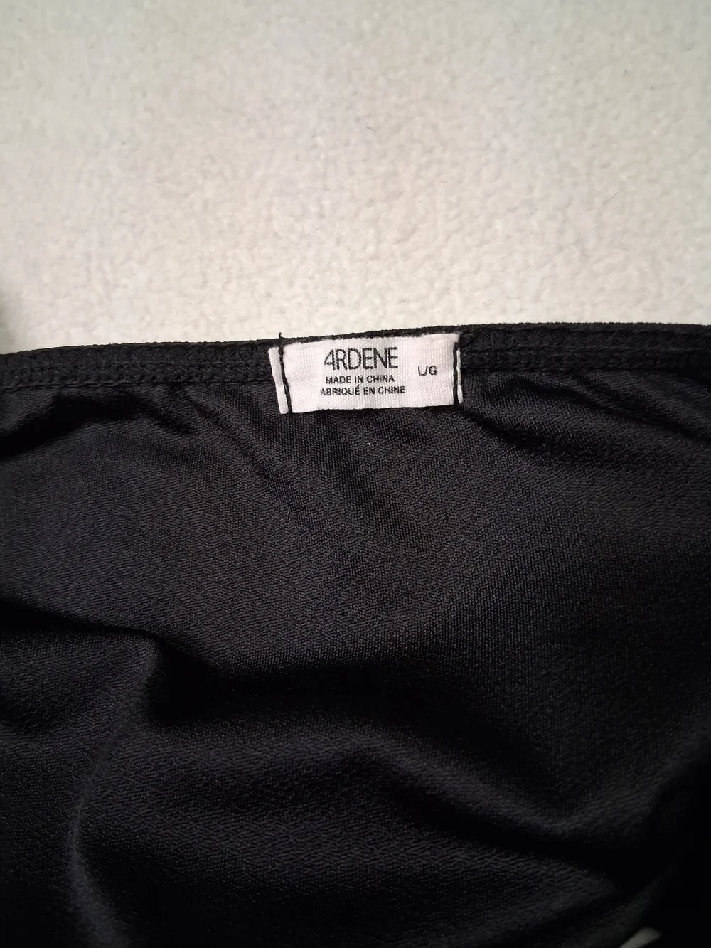 4/20$ Ardene Black Lace-Trim Bodysuit - Picture 7 of 7